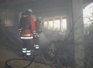 Brand am Bahnhof