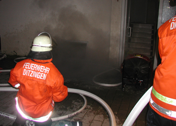 Rauchentwicklung im Keller
