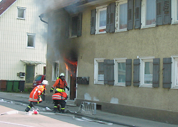 Lage beim Eintreffen