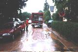 Schlammmassen und Hochwasser nach Unwetter